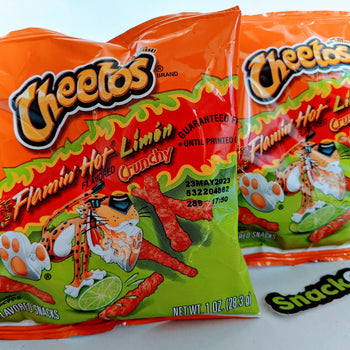 Cheetos Crunchy Flamin' Hot Lime 28,3g – SnackcoDirect